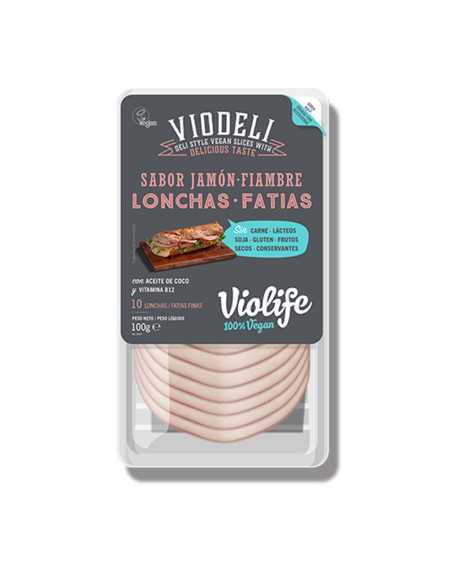 Lonchas Veganas Sabor Jamon York 100gr Violife Lonchas Veganas Sabor Jamon York 100gr Violife